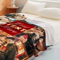 thumbnail image 3 of Custom Blanket with Picture, Customized Throw Blanket Gifts for Birthday Valentines Day Wedding, Personalized Photo Blanket Couple Gifts for Women Men Wife Husband Friend Blankets, 3 of 5