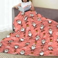 thumbnail image 6 of Pofeuu Merry Christmas Santa Claus Print Ultra-Soft Micro Fleece Blanket,for Bed Or Sofa,All Season Throw Blankets Flannel Blanket-50"x40", 6 of 7