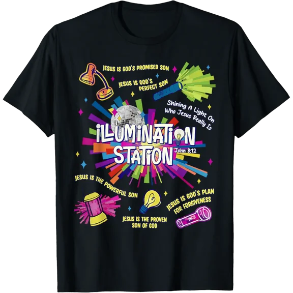 Illumination Station Vbs Vacation Bible School Jesus T-Shirt