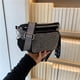 thumbnail image 2 of Bolso de pecho de moda PU Crossbody Bag Rhinestone Diamond Travel Fanny Pack (Plata), 2 of 9
