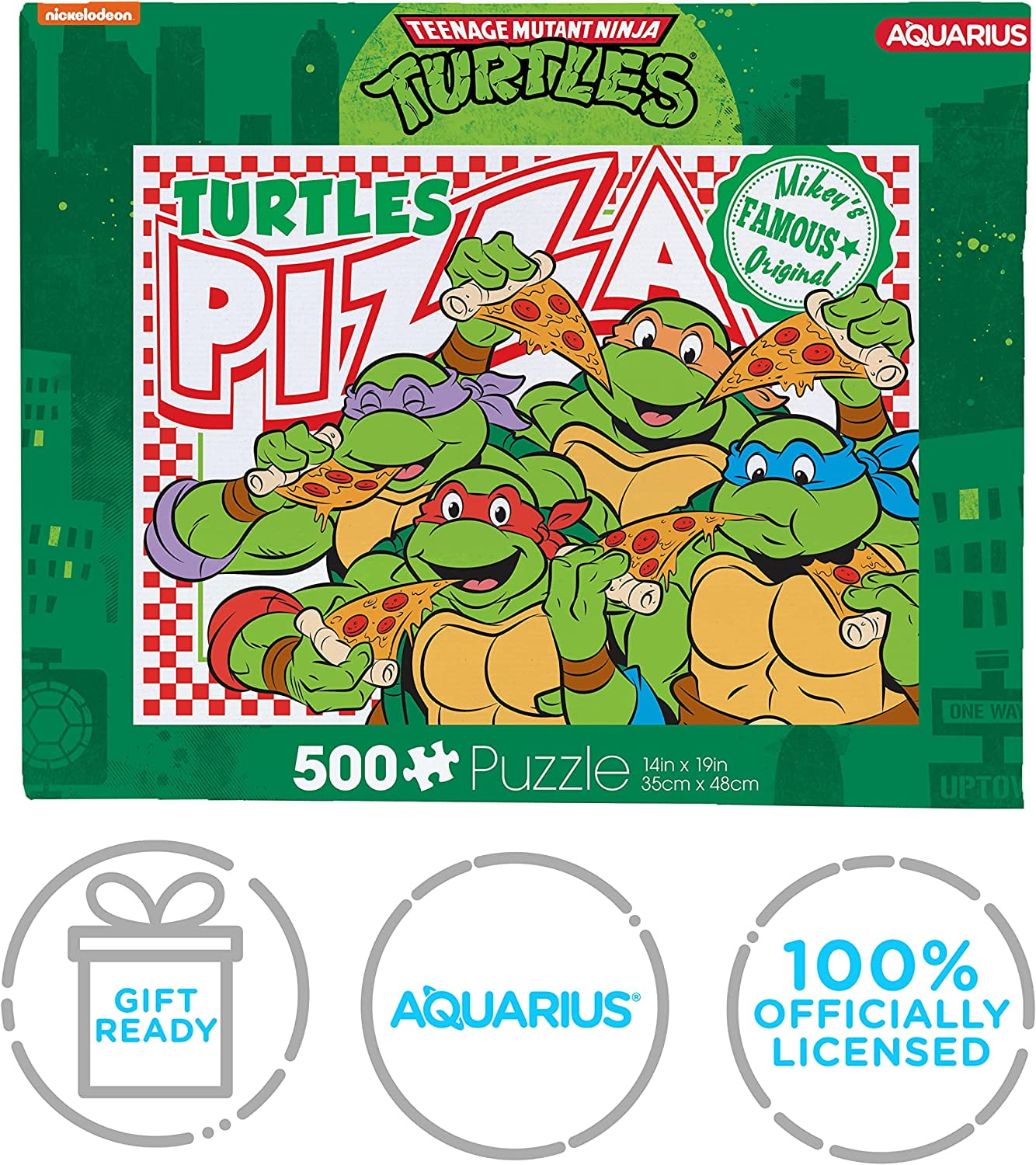TMNT Kids 500 Piece Jigsaw Puzzle: Teenage Mutant Ninja Turtles