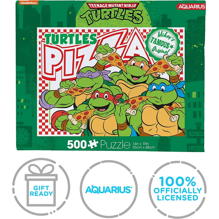その他 TEENAGE MUTANT NINJA TURTLES: PIZZA TMNT Kids 500 Piece Jigsaw Puzzle: Teenage Mutant Ninja Turtles