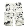 thumbnail image 2 of SSLR Mens Shorts Causal Flat Front Hawaiian Summer Shorts, 2 of 7