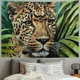thumbnail image 2 of Orinice Leopard Plant Person Tapestry Wall Hanging Unique Style for Home Wall Decor Art Living Room Bedroom Apartment Farmhouse Dorm 40x60inch, 2 of 6