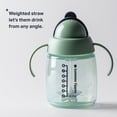 thumbnail image 3 of Tommee Tippee Vaso con pajita para principiantes, vaso para niños pequeños de fácil transición para mayores de 6 meses, 10 oz, con pajita de silicona con peso y asas de fácil sujeción, paquete de 2, v, 3 of 5
