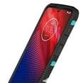thumbnail image 3 of Moto Z4 Case, Moto Z4 Play Case Kaesar Slim Hybrid Dual Layer Shockproof Hard Cover Graphic Fashion Cute Colorful Silicone Skin Cover Armor Case for Moto Z4 Play (Space), 3 of 5