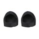 thumbnail image 1 of 1 par de protectores de talón de silicona Cojín de talón de gel Soporte de talón para fascitis plant Meterk S/Negro, 1 of 7