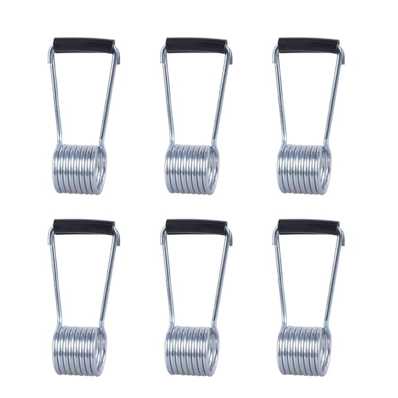 6Pcs Butterfly Spring Door Close Universals Automatic Door Close with Rubber Buffer for Most Door Hinge Pin