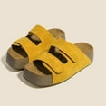thumbnail image 2 of Mostsola Platform Clogs for Women Cork Footbed Slip on Shoes Open Toe Mules Slides Sandals, 2 of 6