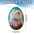thumbnail image 4 of CoreLiving Blown Resin Easter Egg Ornaments, Hand Painted Stained Resin Spring Tree Decorations, Decorative Hanging Easter Eggs for Tree, Indoor Easter Decor for Home & Party, 4 of 7