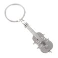 thumbnail image 1 of Violin Shaped Keychain Metal Musical pendant keyring instrument Instrument Car Keyrings Key Holder Handbag Decor Accessory, 1 of 9