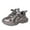 Grey, variant on Otqutp Toddler Boys Shoes Fashion Spring and Summer Children Sports Boys and Girls Thick Soled Non Slip Mesh Breathable Lace Up Comfortable Sneakers