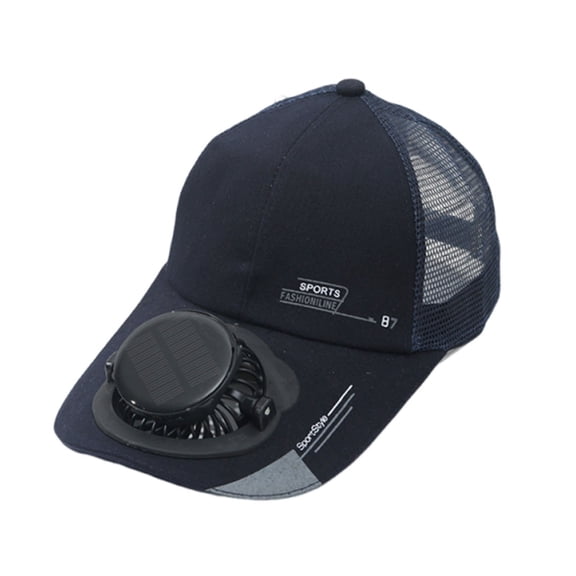 ibiyuan Solar Fan Hat with Mist Wide Brim Solar Fan for Men Women Usb & Solar Powered Fishing Hat with Neck Flap 2-In Hands-Free Hats Fans Mens Sun Hat Fan Hat for Camping & Beach