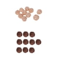 thumbnail image 1 of 20 Piezas de Mimbre de Ratán 5 Cm s de Manualidades DIY Garniture 2 Colores, 1 of 9