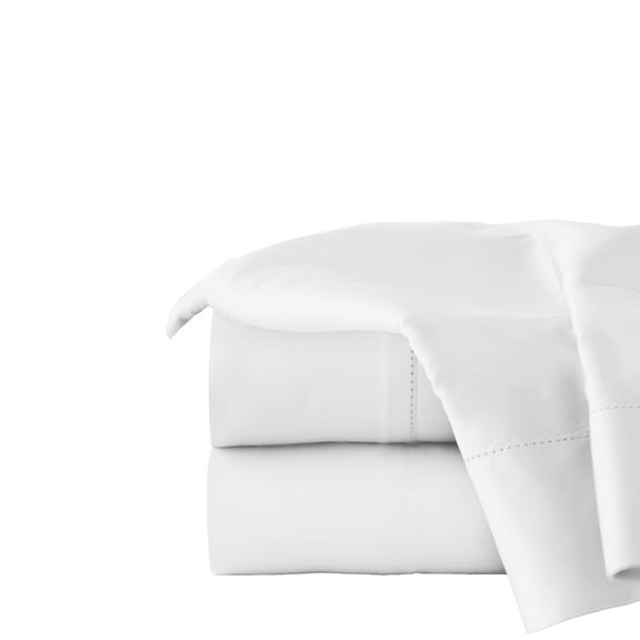 Pointehaven 410 Thread Count Long Staple Cotton Oversized Bed Sheet Set White King
