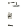 thumbnail image 5 of Anzzi L-Az026 Tempo Tub And Shower Trim Package - Nickel, 5 of 5