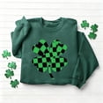 thumbnail image 4 of Women's St. Patrick's Day Graphic Print Long Sleeve Round Neck Sweatshirt Top, 4 of 6