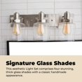 thumbnail image 3 of Bathroom Vanity Light Fixture - Bath Interior Lighting (Brushed Nickel, 3 - Lights), 3 of 6