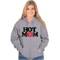 thumbnail image 5 of Hot Mom Funny Best Cool Mothers Day Zip Hoodie Sweatshirt Women Brisco Brands S, 5 of 6