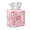 Pink Flower, variant on FKELYI PU Leather Tissue Box Cover Retro Bamboo Print Squared Tissue Holder Organizer with Button Modern Decoration for Home Bathroom Kitchen Office