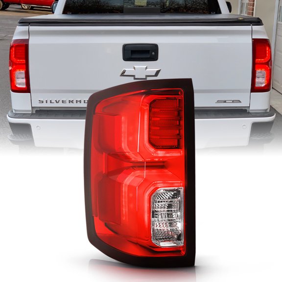 For 2016-2018 Chevy Silverado 1500 High Country | LTZ LED Tail Light - Driver