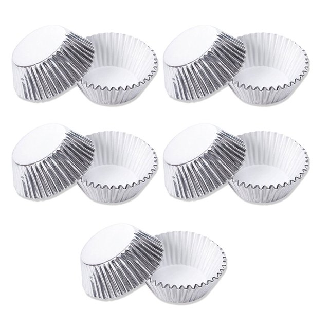 100 Pieces Cupcake Paper Liners Mini Non-Stick Muffin Baking Molds DIY Pastry Chocolate Home Kitchen Bakeware Green