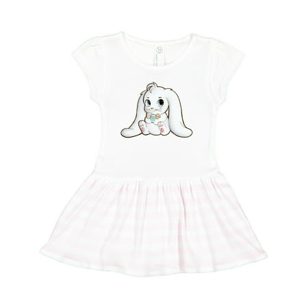 

Inktastic Adorable Easter Bunny Gift Toddler Girl Dress