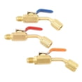 thumbnail image 4 of Refrigerant Ball Valve, Air Conditioner Ball Valve Anti Leakage 3PCS  for R12 Charging Hoses, 4 of 7