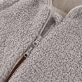 thumbnail image 5 of Lilgiuy Autumn Winter Infant Toddler Baby Long Sleeve Animal Ear Hooded Romper Zipper Jumpsuit，Gray,9-12 Months Fall Clothes for 2022 Spring Winter, 5 of 5