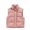 17#Pink, variant on Vest for Kids Puffer Vest Quilted Zip Up Stand Collar Warm Vest