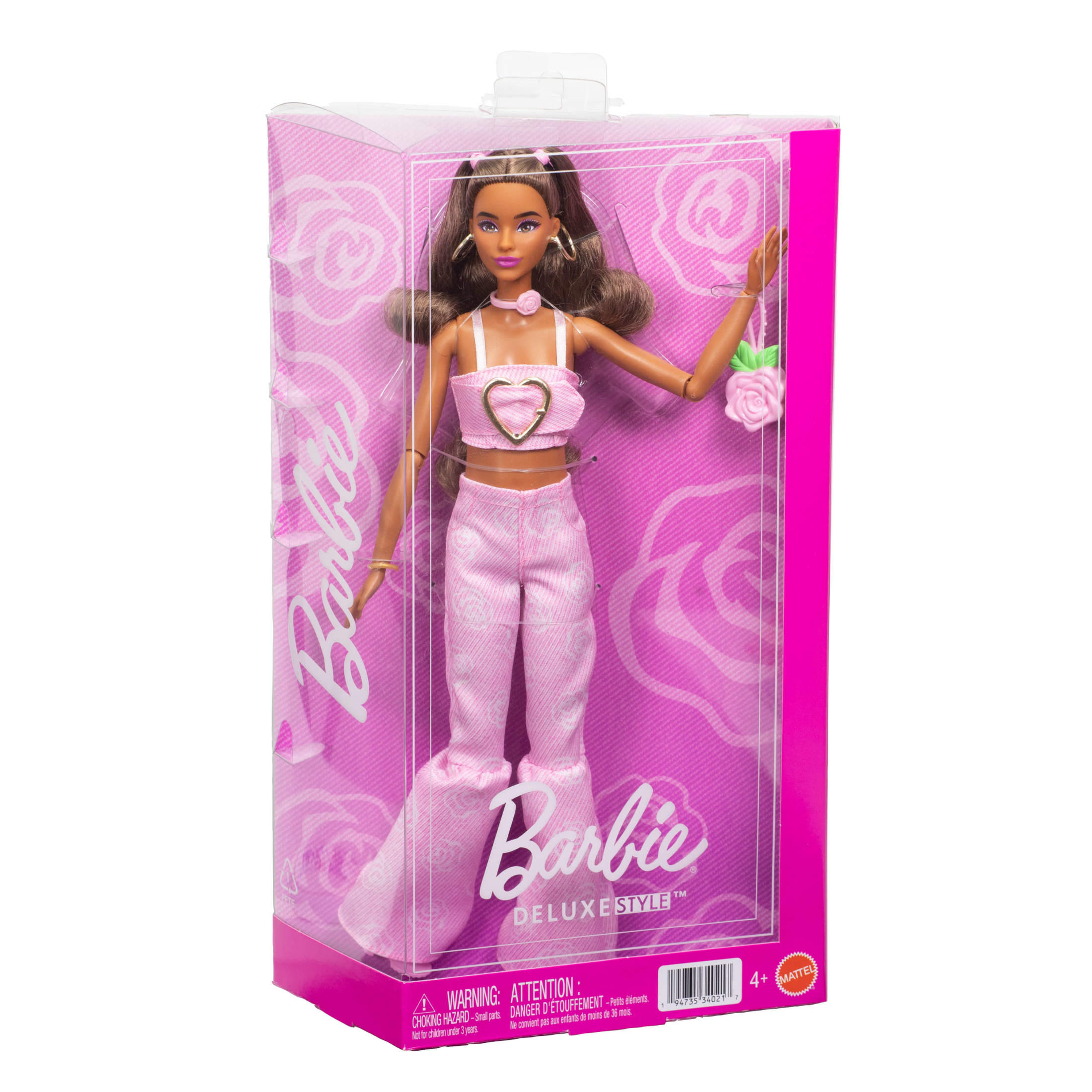 Barbie Deluxe Style Fashion Doll in Pink Denim photo 6