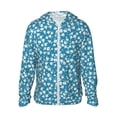 thumbnail image 2 of Lsque Beautiful Floral UPF 50+ Lightweight Sun Protection Men's Women's Long Sleeve Shirt, Hoodie Performance -3X-Large, 2 of 9