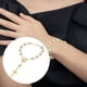 thumbnail image 4 of Pulsera De Cuentas Cruz Rosario Pulsera Cuentas De Vidrio Joyería Centro Religioso Regalo De Joyería Con Flor Y Bolsa De Almacenamiento Noticed AP005866-00, 4 of 6