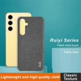 thumbnail image 2 of IMAK Ruiyi Series for Samsung Galaxy S24 FE Case Classic Fabric Texture Leather + PC Phone Cover - L, 2 of 5