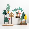 thumbnail image 1 of Tropical Plants Tree Ornament Creative Craft Decoration For Home Wooden Pendant Children Room TV Cabinet Decorative Props heqiyong toy, 1 of 2