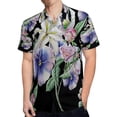 thumbnail image 4 of High Quality Hawaiian Shirts for Men Short Sleeve Aloha Beach Shirt Floral Summer Casual Button Down Shirts Blouses NKILZG, 4 of 7