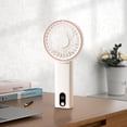 thumbnail image 3 of XGFHYJEH Hand Held Fan, Mini Fan Handheld, Hand Held Fan Rechargeable, Portable Folding Hand Held Cooling Fan, 3 of 7