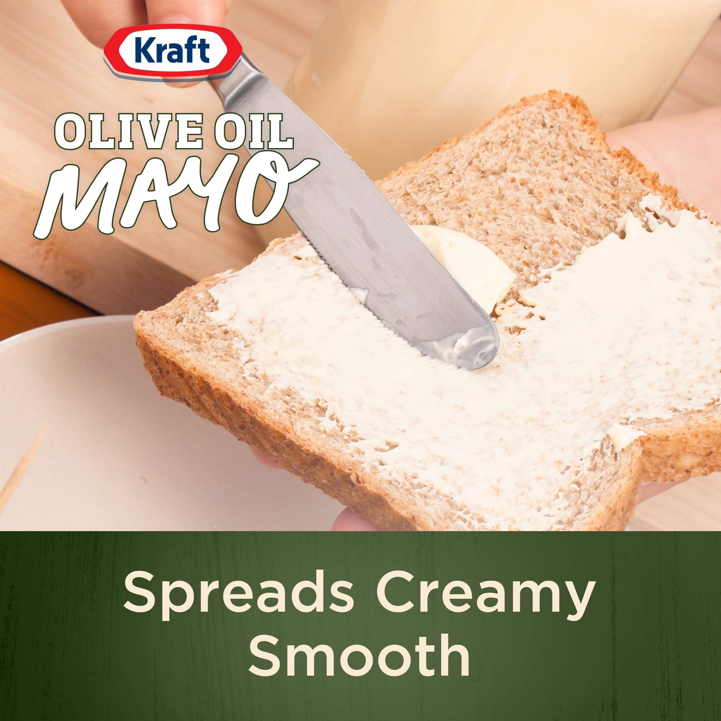 Kraft Mayo with Olive Oil, 30 oz (Pack of 18)