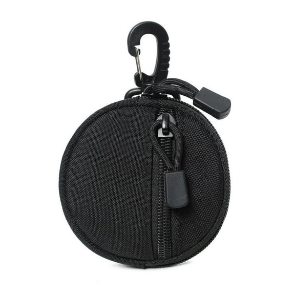 Waterproof Expandable Tactical Outdoor Coin Purse Made of 1000D Nylon for Hanging Storage on Backpacks, Belts or Molle Gear