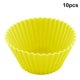 thumbnail image 1 of Moldes de silicona reutilizables para hornear, surtidos de varios colores, perfectos para cupcakes, muffins, pasteles y más, aptos para horno, microondas y congelador, antiadherentes, fáciles de, 1 of 4