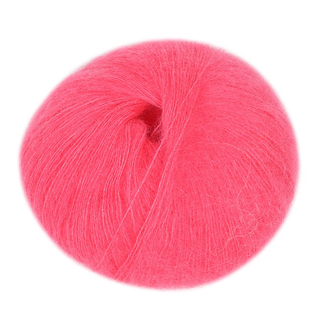 Matsuzay Hilo para tejer bufanda, 25g/bola, fino suave, felpa, hilo de ganchillo a mano, costura DIY, hilo para chal de invierno Tela de costura y artesanía nueve