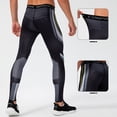 thumbnail image 6 of IWRICH Men's Compression Pants Running Tights Gym Yoga Leggings for Athletic Workout Black XL, 6 of 8