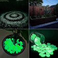 thumbnail image 1 of 500 rocas que brillan en la oscuridad para exteriores, rocas brillantes para paisajismo, caminos, peceras (hy), 1 of 5