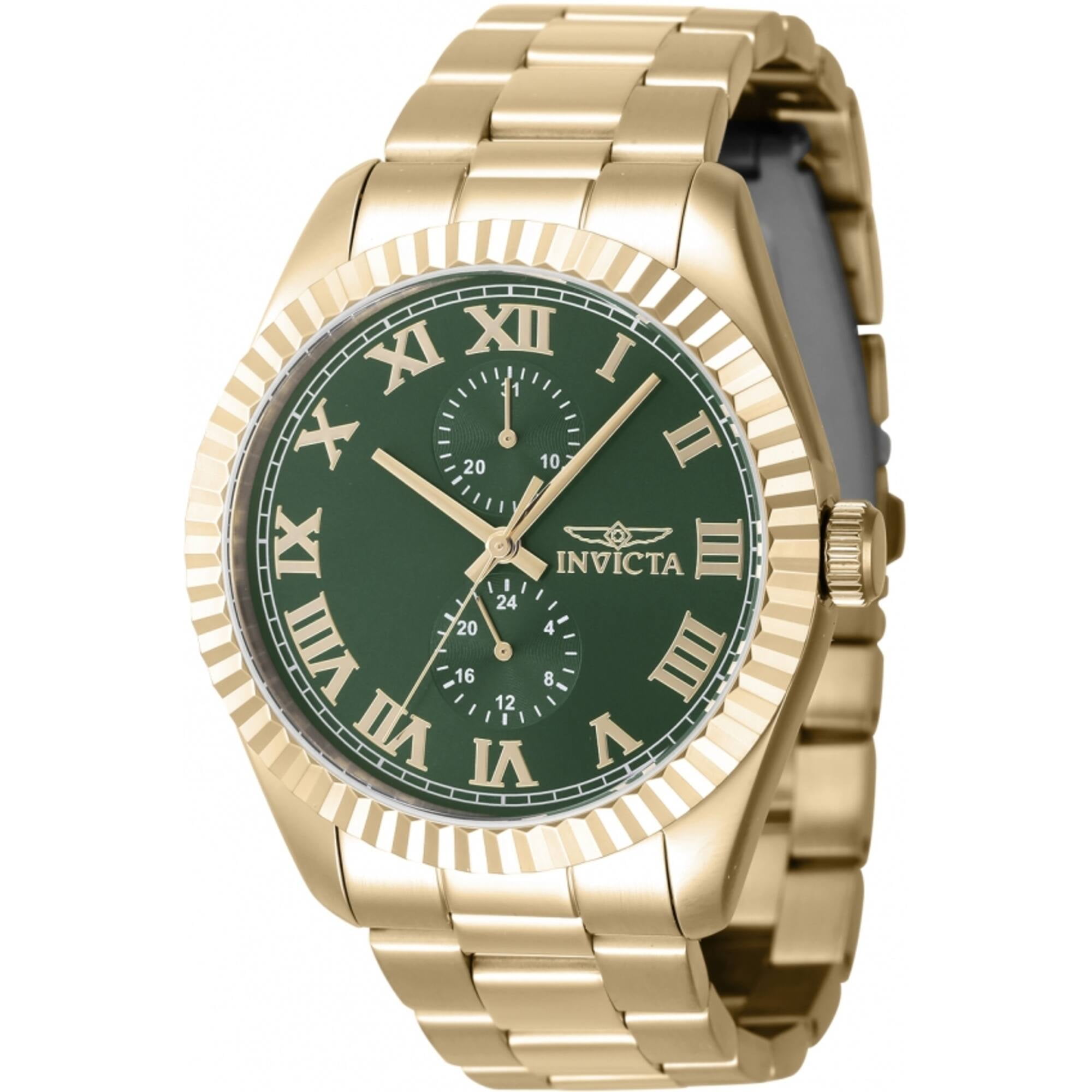 Invicta Specialty Quartz Brown Dial Rose Gold-tone Men's