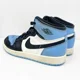 thumbnail image 5 of Ni - ke Ni - ke Boys Air Jordan 1 FD1412-400 Blue Basketball Shoes Sneakers Size 2Y, 5 of 5