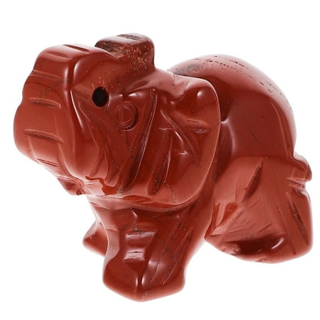 

Masteelf 1Pcs Elephant Figurines Statues Hand Carved From Stone For Home And Office