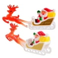 thumbnail image 5 of Sensethe 5pcs Christmas 3D Santa Sleigh Cupcake Toppers for Xmas Party, 5 of 7