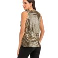 thumbnail image 3 of Women's Plus Size Sequin Tops Glitter Tank Top Sleeveless Sparkle Shimmer Shirt Tops Tank Top Shimmer Camisole Vest, 3 of 6