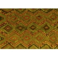 thumbnail image 1 of Ahgly Company Machine Washable Indoor Rectangle Southwestern Yellow Country Area Rugs, 2' x 3', 1 of 4