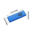 Rojia Electronic Lighter, Cool USB Rechargeable Lighter Touch Ignition